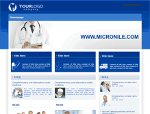 Tablet Screenshot of micronile.com